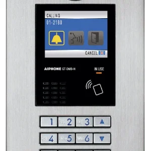 Aiphone GT-DMB-N Stainless Steel 10-Key Video Entrance Panel w/NFC Technology